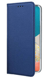 Кожен калъф тефтер и стойка Magnetic FLEXI Book Style за Samsung Galaxy A53 5G A536B син 